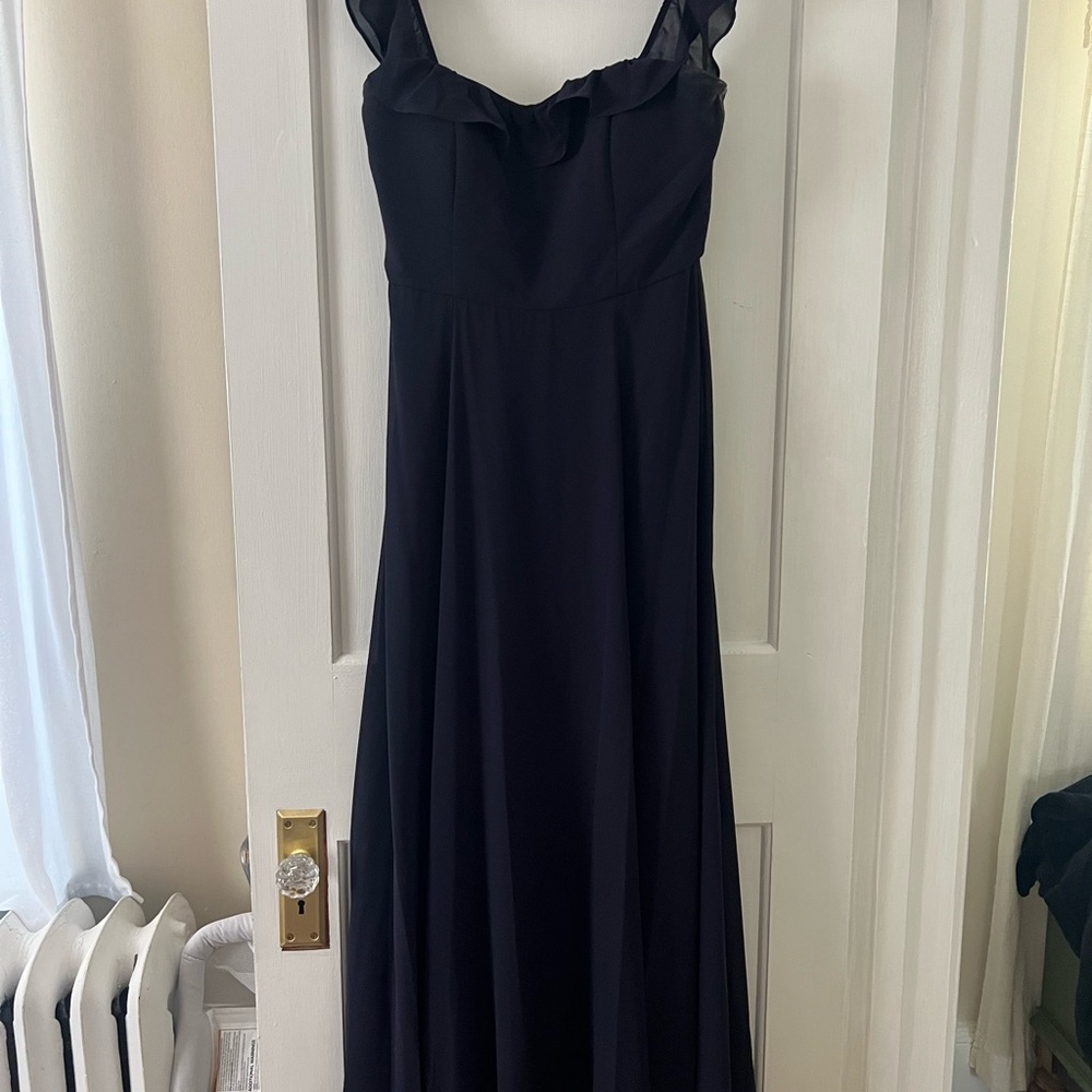 BHLDN Navy Maxi Dress